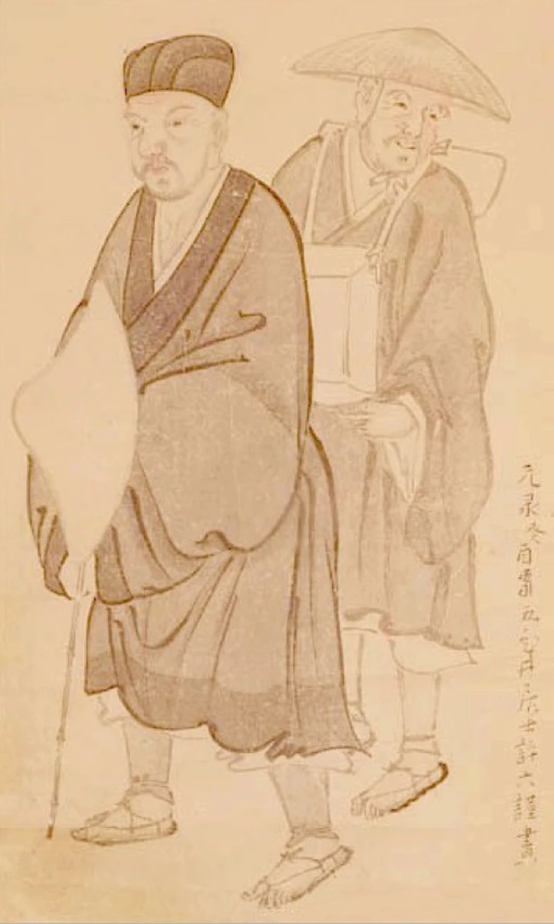 Portrait of Matsuo Basho by Yosa Buson