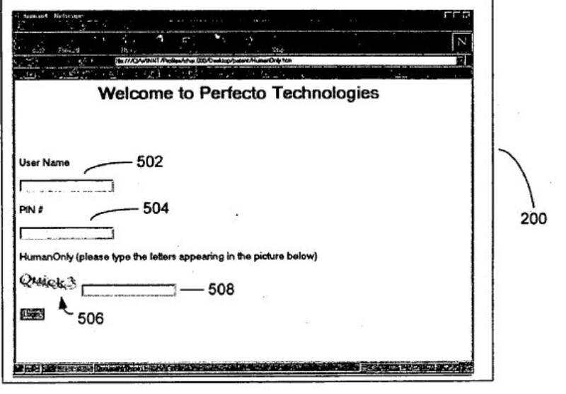 An early CAPTCHA example from 1998